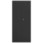 vidaXL Armadio Classificatore Nero 90x40x200 cm in Acciaio vidaXL Armadio Classificatore Nero 90x40x200 cm in Acciaio