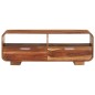 vidaXL Mobile Porta TV 110x30x40 cm in Legno Massello di Acacia vidaXL Mobile Porta TV 110x30x40 cm in Legno Massello di Acacia