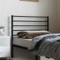 vidaXL Testiera in Metallo Nero 90 cm