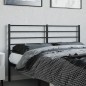 vidaXL Testiera in Metallo Nero 150 cm vidaXL Testiera in Metallo Nero 150 cm