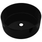 Lavandino Tondo in Ceramica Nero 40 x 15 cm Lavandino Tondo in Ceramica Nero 40 x 15 cm