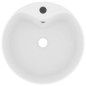Lavandino con Troppopieno Bianco Opaco 36x13 cm in Ceramica Lavandino con Troppopieno Bianco Opaco 36x13 cm in Ceramica