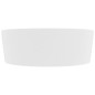 Lavandino con Troppopieno Bianco Opaco 36x13 cm in Ceramica Lavandino con Troppopieno Bianco Opaco 36x13 cm in Ceramica