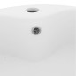 Lavandino con Troppopieno Bianco Opaco 36x13 cm in Ceramica Lavandino con Troppopieno Bianco Opaco 36x13 cm in Ceramica