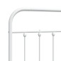 vidaXL Testiera in Metallo Bianco 180 cm vidaXL Testiera in Metallo Bianco 180 cm