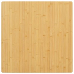 vidaXL Piano del Tavolo 90x90x1,5 cm in Bambù