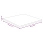 vidaXL Piano del Tavolo 70x70x2,5 cm in Bambù vidaXL Piano del Tavolo 70x70x2,5 cm in Bambù