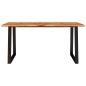 vidaXL Tavolo da Pranzo Bordi Vivi 160x80x75 cm Legno Massello Acacia vidaXL Tavolo da Pranzo Bordi Vivi 160x80x75 cm Legno Massello Acacia