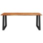 vidaXL Tavolo da Pranzo Bordi Vivi 200x90x75 cm Legno Massello Acacia vidaXL Tavolo da Pranzo Bordi Vivi 200x90x75 cm Legno Massello Acacia