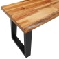 vidaXL Panca con Bordi Vivi 160 cm in Legno Massello di Acacia vidaXL Panca con Bordi Vivi 160 cm in Legno Massello di Acacia