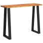 vidaXL Tavolo Consolle Bordi Vivi 110x35x80 cm Legno Massello Acacia vidaXL Tavolo Consolle Bordi Vivi 110x35x80 cm Legno Massello Acacia