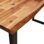 vidaXL Tavolo Consolle Bordi Vivi 110x35x80 cm Legno Massello Acacia vidaXL Tavolo Consolle Bordi Vivi 110x35x80 cm Legno Massello Acacia
