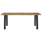 vidaXL Tavolo da Pranzo 200x90x75 cm in Legno Massello di Acacia