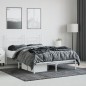 vidaXL Giroletto con Testiera Metallo Bianco 140x200 cm vidaXL Giroletto con Testiera Metallo Bianco 140x200 cm