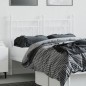 vidaXL Testiera in Metallo Bianco 120 cm