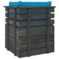 Divano da Giardino 4 Posti su Pallet con Cuscini Massello Pino Divano da Giardino 4 Posti su Pallet con Cuscini Massello Pino