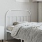 vidaXL Testiera in Metallo Bianco 100 cm vidaXL Testiera in Metallo Bianco 100 cm