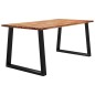 vidaXL Tavolo da Pranzo Bordi Vivi 180x90x75 cm Legno Massello Acacia vidaXL Tavolo da Pranzo Bordi Vivi 180x90x75 cm Legno Massello Acacia