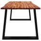 vidaXL Tavolo da Pranzo Bordi Vivi 180x90x75 cm Legno Massello Acacia vidaXL Tavolo da Pranzo Bordi Vivi 180x90x75 cm Legno Massello Acacia