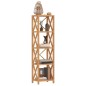 vidaXL Scaffale a 5 Ripiani 40x30x146 cm in Legno Massello di Rovere vidaXL Scaffale a 5 Ripiani 40x30x146 cm in Legno Massello di Rovere