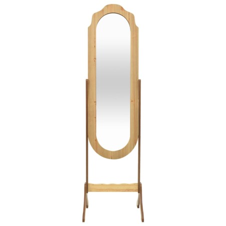 vidaXL Specchio Autoportante 45,5x47,5x160 cm in Legno Multistrato
