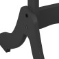 vidaXL Specchio Autoportante Nero 45,5x47,5x160 cm Legno Multistrato