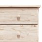 vidaXL Credenza ALTA 112x35x73 cm in Legno Massello di Pino