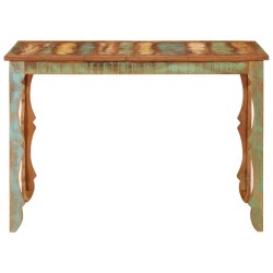 vidaXL Tavolo da Pranzo 110x52x76 cm in Legno Massello di Recupero