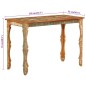 vidaXL Tavolo da Pranzo 110x52x76 cm in Legno Massello di Recupero vidaXL Tavolo da Pranzo 110x52x76 cm in Legno Massello di Recupero