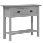 vidaXL Tavolo Consolle BODO 91x35x74 cm Legno Massello Pino Grigio vidaXL Tavolo Consolle BODO 91x35x74 cm Legno Massello Pino Grigio