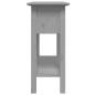 vidaXL Tavolo Consolle BODO 91x35x74 cm Legno Massello Pino Grigio vidaXL Tavolo Consolle BODO 91x35x74 cm Legno Massello Pino Grigio