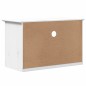 vidaXL Mobile TV 2 Cassetti BODO 91x43x56cm Legno Massello Pino Bianco vidaXL Mobile TV 2 Cassetti BODO 91x43x56cm Legno Massello Pino Bianco