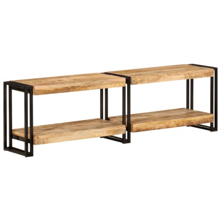 vidaXL Mobile Porta TV 140x30x40 cm in Legno Massello di Mango