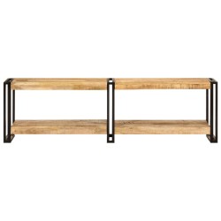 vidaXL Mobile Porta TV 140x30x40 cm in Legno Massello di Mango