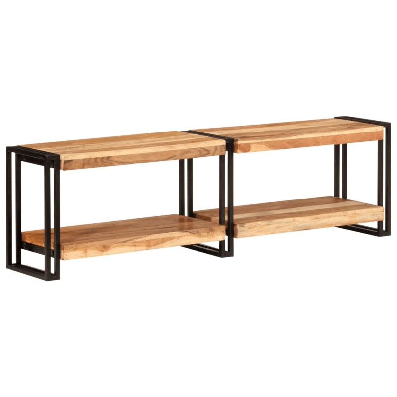 vidaXL Mobile Porta TV 140x30x40 cm in Legno Massello di Acacia vidaXL Mobile Porta TV 140x30x40 cm in Legno Massello di Acacia