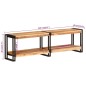 vidaXL Mobile Porta TV 140x30x40 cm in Legno Massello di Acacia vidaXL Mobile Porta TV 140x30x40 cm in Legno Massello di Acacia