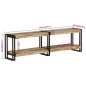vidaXL Mobile Porta TV 140x30x40 cm in Legno Massello di Recupero vidaXL Mobile Porta TV 140x30x40 cm in Legno Massello di Recupero
