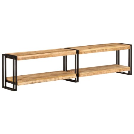 vidaXL Mobile Porta TV 180x30x40 cm in Legno Massello di Mango