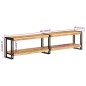 vidaXL Mobile Porta TV 180x30x40 cm in Legno Massello di Mango vidaXL Mobile Porta TV 180x30x40 cm in Legno Massello di Mango