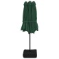 vidaXL Ombrellone a Doppia Testa Verde 449x245 cm vidaXL Ombrellone a Doppia Testa Verde 449x245 cm