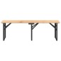 vidaXL Set Tavolo Birreria Pieghevole 3 pz in Legno Massello di Abete vidaXL Set Tavolo Birreria Pieghevole 3 pz in Legno Massello di Abete