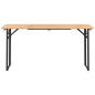 vidaXL Set Tavolo Birreria Pieghevole 3 pz in Legno Massello di Abete vidaXL Set Tavolo Birreria Pieghevole 3 pz in Legno Massello di Abete
