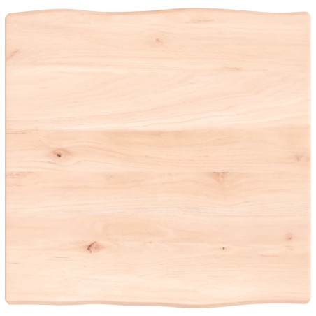 vidaXL Piano per Tavolo 40x40x2 cm in Rovere Non Trattato Bordi Vivi