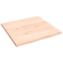 vidaXL Piano per Tavolo 60x60x2 cm in Rovere Non Trattato Bordi Vivi