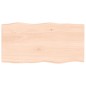 vidaXL Piano per Tavolo 80x40x2 cm in Rovere Non Trattato Bordi Vivi vidaXL Piano per Tavolo 80x40x2 cm in Rovere Non Trattato Bordi Vivi