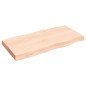 vidaXL Piano per Tavolo 80x40x6 cm in Rovere Non Trattato Bordi Vivi vidaXL Piano per Tavolo 80x40x6 cm in Rovere Non Trattato Bordi Vivi