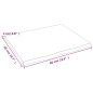 vidaXL Piano Tavolo Marrone Chiaro 60x50x2 cm in Rovere Non Trattato