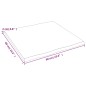 vidaXL Piano Tavolo Marrone Chiaro 60x60x2 cm in Rovere Non Trattato vidaXL Piano Tavolo Marrone Chiaro 60x60x2 cm in Rovere Non Trattato
