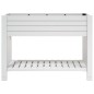 vidaXL Fioriera Rialzata da Giardino Bianca 110x45x79 cm Polipropilene vidaXL Fioriera Rialzata da Giardino Bianca 110x45x79 cm Polipropilene