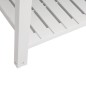 vidaXL Fioriera Rialzata da Giardino Bianca 110x45x79 cm Polipropilene vidaXL Fioriera Rialzata da Giardino Bianca 110x45x79 cm Polipropilene